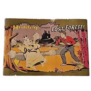 Vintage 1958 Hubley Presents Lost Forest Comic and Toy Catalog 5.25" x 3.5"